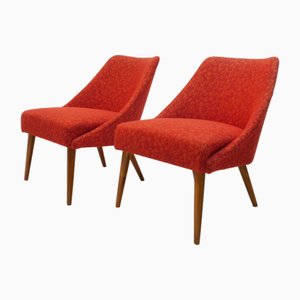 Deutsche Vintage Cocktailsessel, 1960er, 2er Set