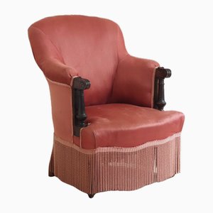 Rosa Clubsessel, 1890er