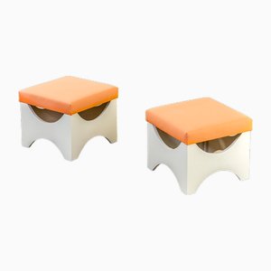 Mod. Dado T29 Poufs by Ettore Sottsass for Poltronova, 1960, Set of 2