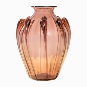Murano Glass Vase by Vittorio Zecchin for Venini, 1930