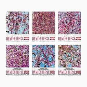 Damien Hirst, Foundation Cartier Cerisiers en Fleurs Cherry, 2021, set di 6