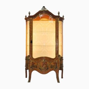 Antique French Display Cabinet with Gilded Details