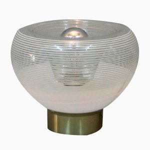 Lampe de Bureau avec Motif Circulaire, Italie, 1970s