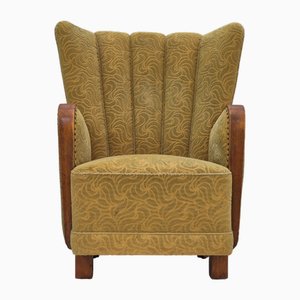 Dänischer Sessel mit hoher Rückenlehne, 1960er