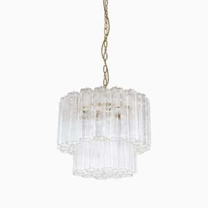 Small Clear Treviso Chandelier from Pure White Lines