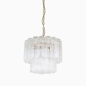 Small Clear Treviso Chandelier from Pure White Lines