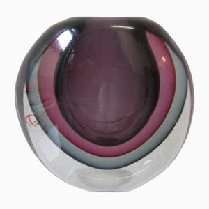 Italienische Vase aus Muranoglas von Michele Onesto