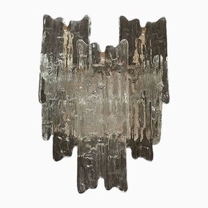 Lampade da parete in vetro di Murano di JT Kalmar per Kalmar Franken, anni '70, set di 2