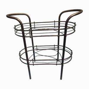 Table Basse d'Avant-guerre en Laiton, 1920s