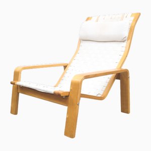 Vintage Adjustable Pulkka Lounge Chair by Ilmari Lappalainen for Asko