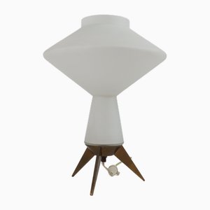 Lampada in vetro opalescente, anni '60