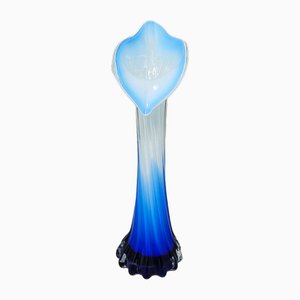 Jack in the Pulpit Calla Lily Vase aus Muranoglas, 1960er