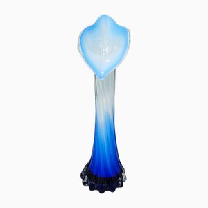 Jack in the Pulpit Calla Lily Vase in Murano Glass, 1960s