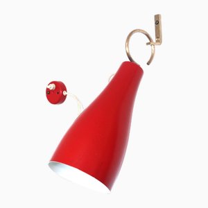 Lampada da parete Hook regolabile di JT Kalmar per Kalmar, Austria, anni '50