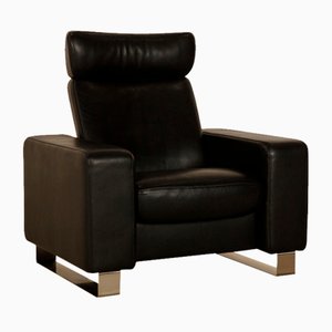 Arion Leather Armchair Black Manual Function