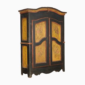 18th Century Neoclassical Wardrobe in Lacquered Wood