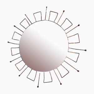 Miroir avec Cadre en Métal, Danemark, 1960s