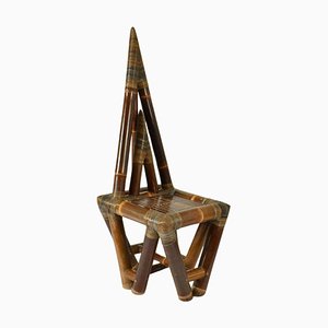 Sculptural Bamboo Chair, 1950s
