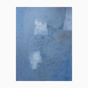 Patricia McParlin, Blue Harmonic, Acrylic Painting, 2024