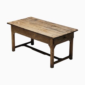 Table de Salle à Manger de Travail Populaire, France, 19ème Siècle