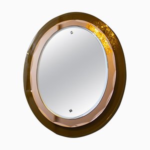 Oval-Shaped Mirror attributed to Max Ingrand for Fontana Arte, 1960s