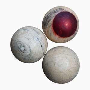 Vintage Billiard Balls, Set of 3
