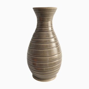 Scandinavian Modern Stoneware Vase by Ewald Dahlskog for Bo Fajans, 1940s