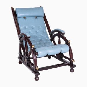 Vintage Navy Style Armchair