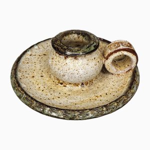 Kerzenhalter aus Keramik von Marcel Giraud für Vallauris, 1960er