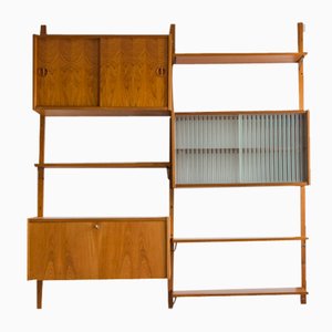 Mid-Century Modern Teak Wall Unit attributed to Kurt Østervig, 1960