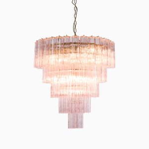 Pink Grande Treviso Chandelier from Pure White Lines