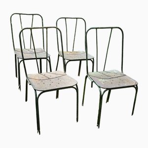 Wrought Iron Chairs, Jardin Du Luxembourg, 1950s, Set of 4