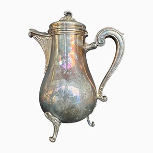Large Louis XV Marly Model Chocolate Jug from Christofle and Gallia
