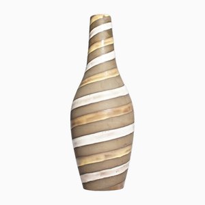 Ceramic Spiral Vase by Ingrid Atterberg for Ekeby, Sweden, 1950s