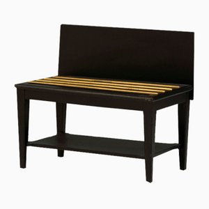 Brass and Pine Luggage Stand, 1900s