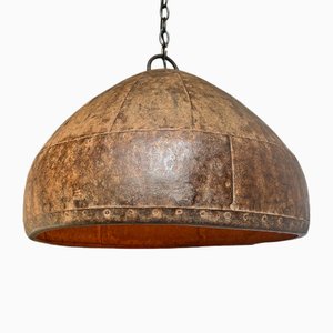 Industrielle Vintage Hängelampe aus Eisen, 1950er
