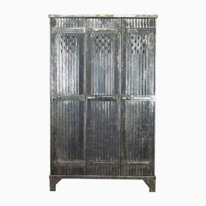 Vintage Polished Locker with Three Doors from Strafor