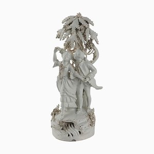 Skulpturengruppe aus Porzellan von Capodimonte Factory