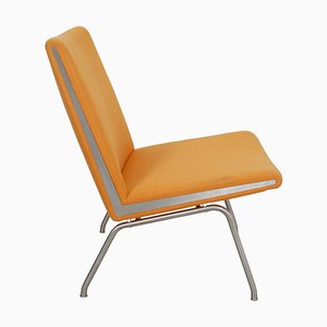 Ap-40 Lounge Chair in Orange Fabric by Hans Wegner, 1990s