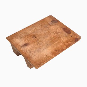 Mesa auxiliar antigua cuadrada, década de 1900