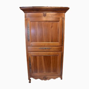 Louis Xv Cabinet in Cherry, 19th Century
