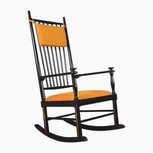Mid-Century Scandinavian Model Isabella Rocking Chair by Karl Axel Adolfsson for Gemla, Sweden, 1950s