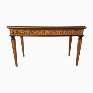 Louis XVI Style Inlaid Writing Table, 1980s