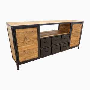 Vintage Industrial Sideboard