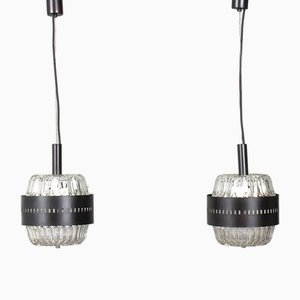 Italian Pendant Lights, 1970s, Set of 2