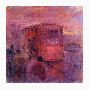 Renato Criscuolo, The Train, Oil on Canvas, 2009