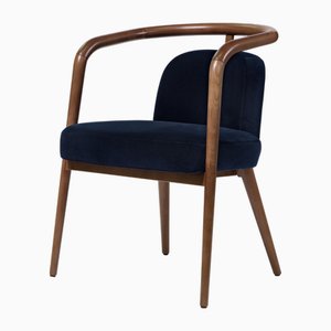 Scandinavian Modern Walnut Chair by Javier Gomez