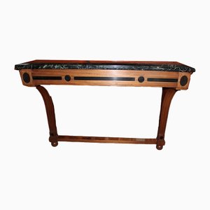 Consola Art Déco de caoba, años 20