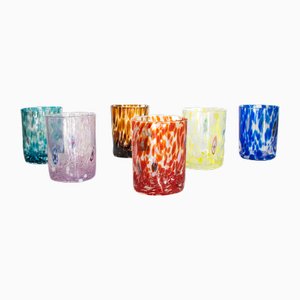 Verres à Eau Vintage en Verre Murano par Maryana Iskra Verres pour Ribes, Italie, Set de 6