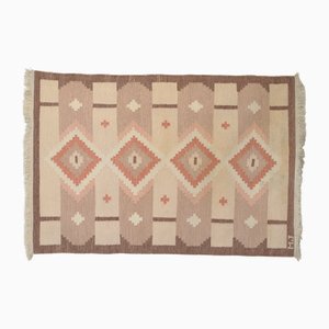 Mid-Century Swedish Kilim Rug, 1960s